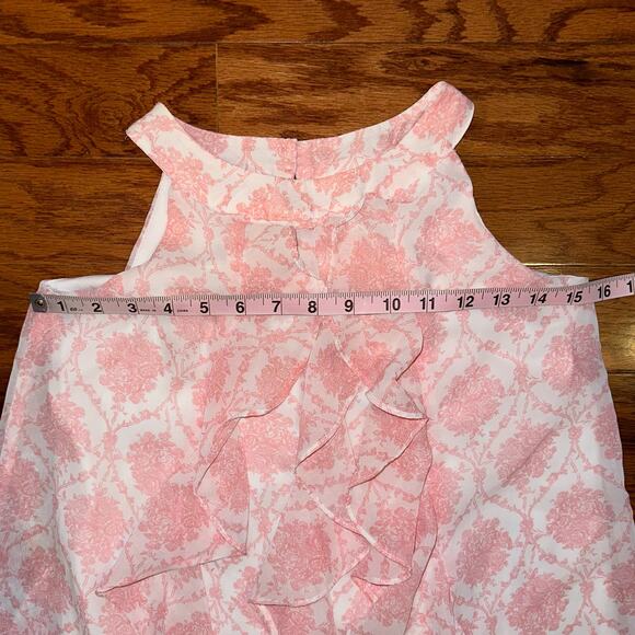 Disney D-Signed Beauty and the Beast Girls Brocade Chiffon Ruffle Tank Dress - Picture 10 of 13